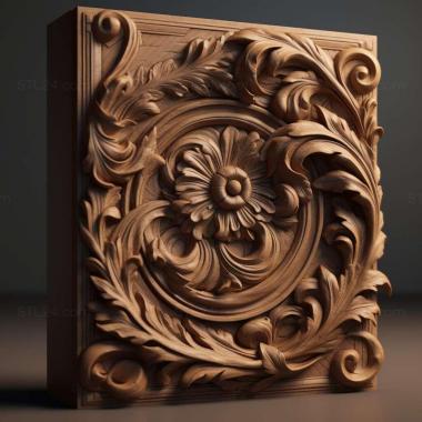 Patterns and decorations stl c4d 3 3d model